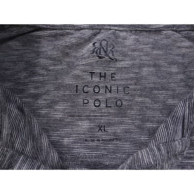 Rock & Republic Mens XL Heather Gray The Iconic Polo Shirt Short Sleeve - Thumbnail 2