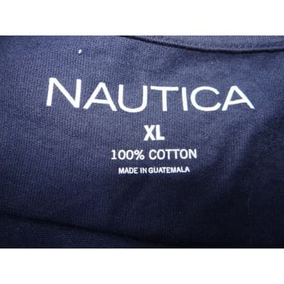 Nautica Men's Navy Blue Sailing Yacht Club T Shirt Size XL - Thumbnail 2