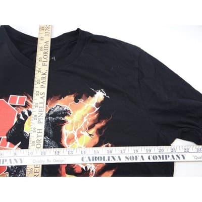 Black Godzilla King of the Monsters Graphic T Shirt Men's Size Large - Thumbnail 5