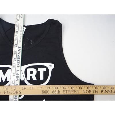 Delta Pro Weight Smart Is Sexy Tank Top Mens Medium M Sleeveless Graphic Tee - Thumbnail 7