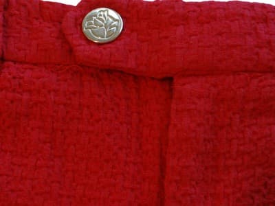 Chic Red Woven Shorts - Perfect for Summer! - Thumbnail 3