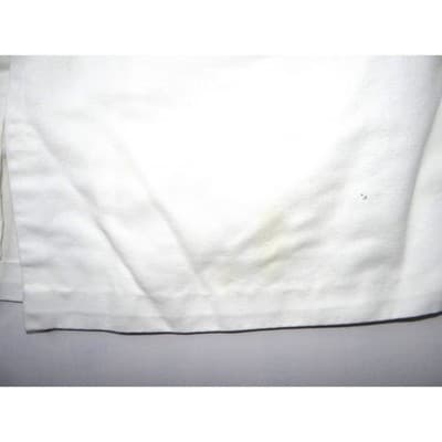 Vintage White Midi Skirt Pleated A Line Casual Office Basic - Thumbnail 4