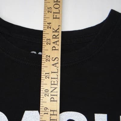 Johnny Cash Mens XL Black Graphic T-Shirt Short Sleeve Cotton Crew Neck 1678 - Thumbnail 6