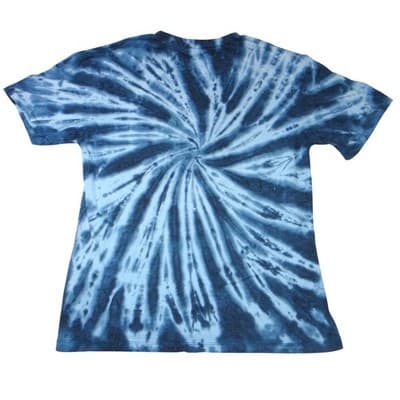No Boundaries Mens Blue Tie Dye Grand Prix 1979 Racing Graphic T-Shirt M 7-9 - Thumbnail 3