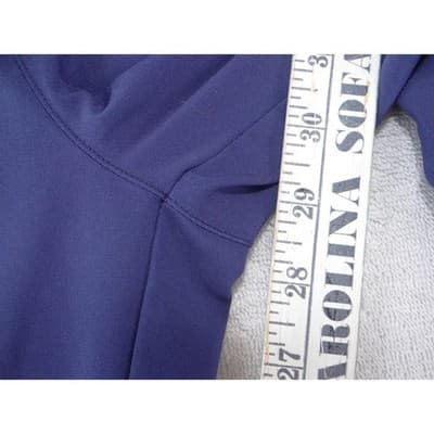 Elements Easy Stretch Navy Blue Scrub Set V-Neck Top Jogger Pants Med/Lg BU287 - Thumbnail 3