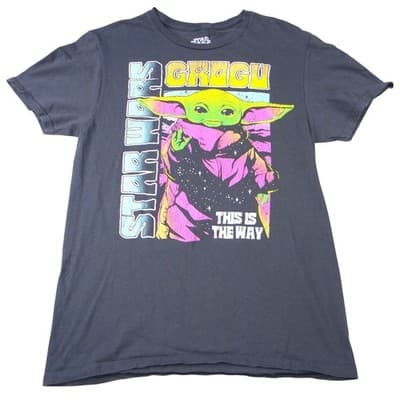 Star Wars Grogu The Child Mad Engine T Shirt Youth Boys Size S/C/P