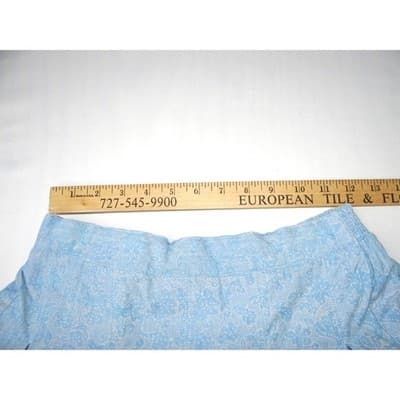 Vintage Pinot Noir Womens Light Blue Denim Floral Pleated Midi Skirt Size M - Thumbnail 5