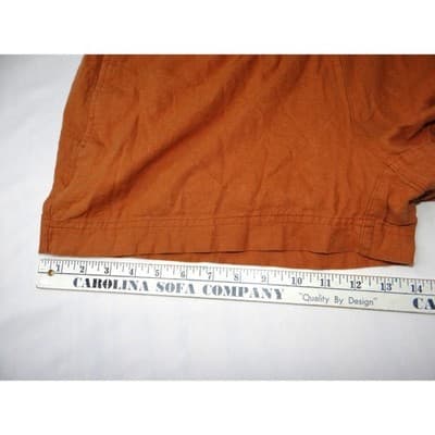 Old Navy Maternity Shorts Orange Cotton Blend Elastic Waist Size L - Thumbnail 9