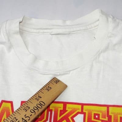Vintage 1994 Parker Score 400 Arizona Racing Graphic T-Shirt White XL 23x27 - Thumbnail 6