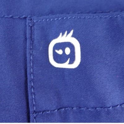 Wink Women's Royal Blue Cargo Scrub Pants Size Small - Thumbnail 4