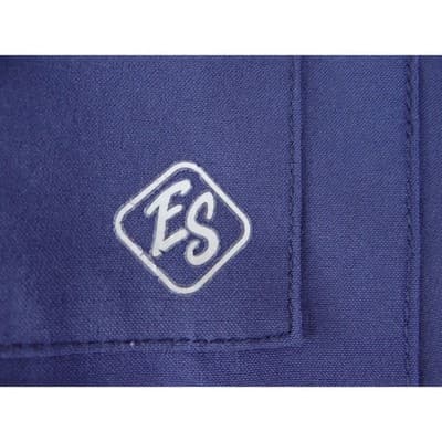 Elements Easy Stretch Navy Blue Scrub Set V-Neck Top Jogger Pants Med/Lg BU287 - Thumbnail 7