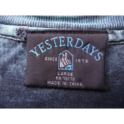 Yesterdays Slick Rock Moab Utah Acid Wash Graphic Tee Teal Mens Large - Thumbnail 2