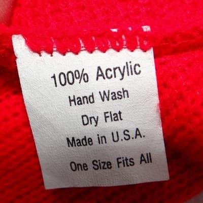Red Knit Cowl Neck Tunic Top One Size Fits All - Thumbnail 2