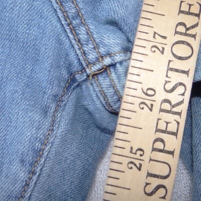Eddie Bauer Womens P8 Light Wash Flannel Lined Boyfriend Relaxed Jeans - Thumbnail 8