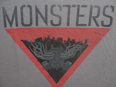 American Apparel Monsters Graphic T-Shirt - Thumbnail 3