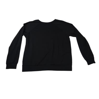 Ghostbusters Womens Black Long Sleeve Crewneck Sweatshirt L Large Ghost Logo - Thumbnail 3