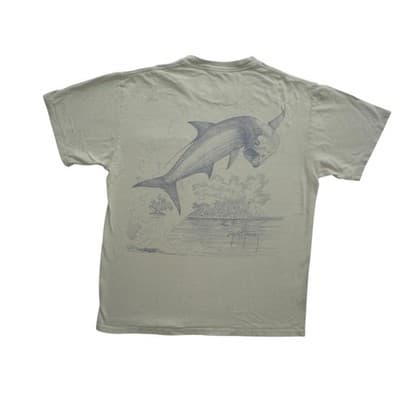 Vintage Guy Harvey Fishing Graphic T-Shirt - Thumbnail 2