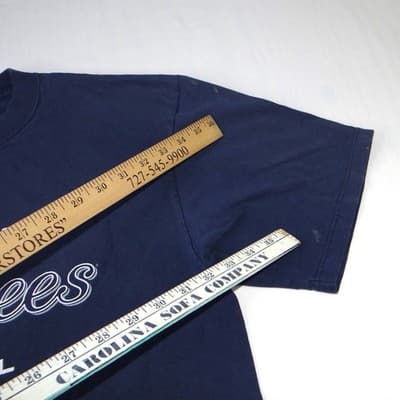 Majestic MLB 2003 Playoffs New York Yankees Baseball TShirt Mens Read Distressed - Thumbnail 13