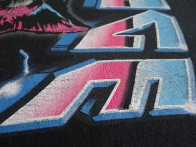 Savage Panther Graphic Tee - Retro 80s Style T-Shirt - Thumbnail 5