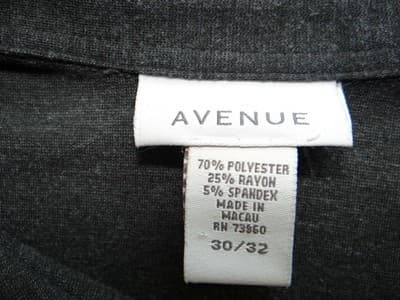 Avenue Men's Gray Button-Up Outerwear Jacket Size 30/32 - Thumbnail 3