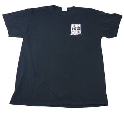 Ron Tater Salad White Comedy T Shirt Mens Medium Gildan Black