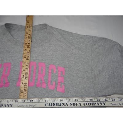 J America Sportswear Air Force Pink Graphic T Shirt XL Tee - Thumbnail 13