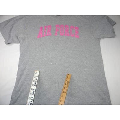 J America Sportswear Air Force Pink Graphic T Shirt XL Tee - Thumbnail 5
