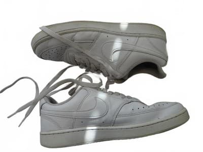 Nike White Women's Court Vision low top Sneakers - Thumbnail 3