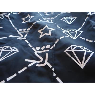Shane Justin Trendy Black Graphic Jogger Pants - Thumbnail 4