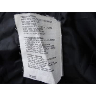 Esprit Black Faux Fur Trim Hooded Belted Winter Jacket Coat Women Size L - Thumbnail 4