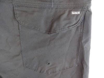 Hurley Men's Black Swim Shorts with Pink Stripe - Thumbnail 9
