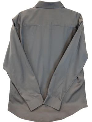 Flex Men's Luxury Collection Dress Shirt - Gray, Size Large - Thumbnail 5