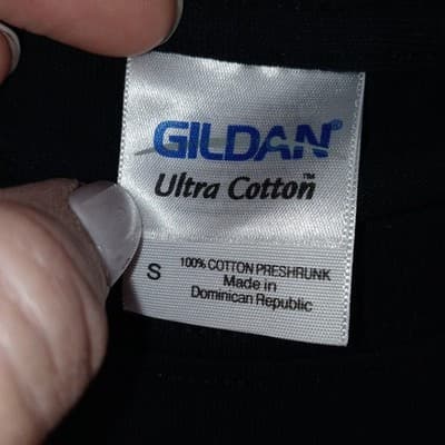 Black Not A Fan Graphic T Shirt Size Small - Thumbnail 2