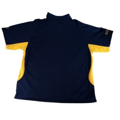 Starter Michigan Wolverines Navy Blue Yellow Polo Shirt Mens XL Embroidered - Thumbnail 5