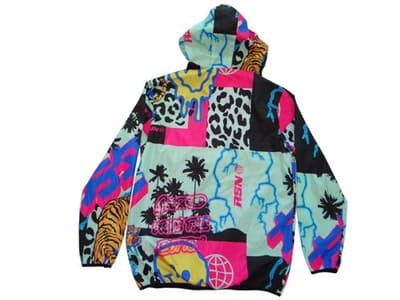 Reason Brand Colorful Windbreaker Jacket - Vintage Style - Thumbnail 2