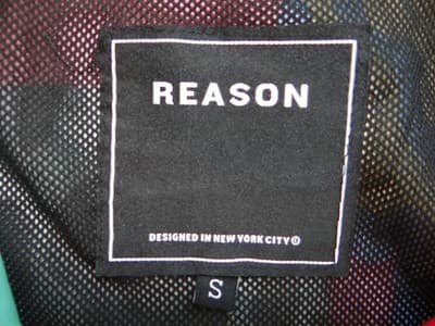 Reason Brand Colorful Windbreaker Jacket - Vintage Style - Thumbnail 4