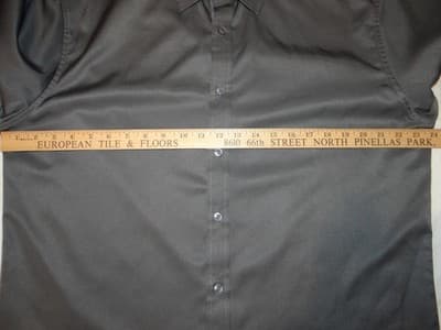 Flex Men's Luxury Collection Dress Shirt - Gray, Size Large - Thumbnail 8
