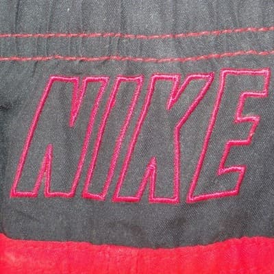 Nike Mens Red Colorblock Swim Trunks Board Shorts Mesh Lined Large - Thumbnail 5