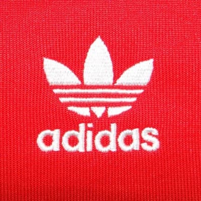 Adidas Originals Mens 2XL Red Track Jacket Hoodie 3-Stripes Trefoil - Thumbnail 5