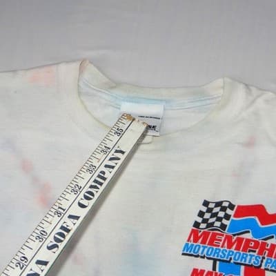 Rare VTG NASCAR Red White Blue Tie-Dye 2000 Craftsman Truck Series T-Shirt XL - Thumbnail 18