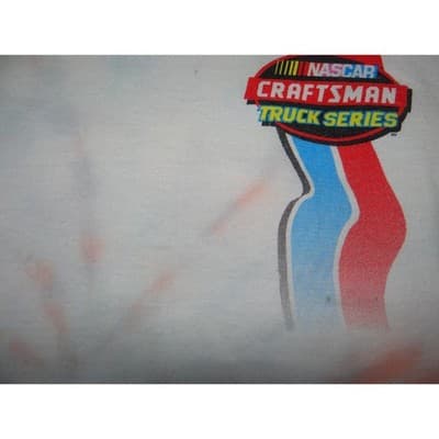 Rare VTG NASCAR Red White Blue Tie-Dye 2000 Craftsman Truck Series T-Shirt XL - Thumbnail 15