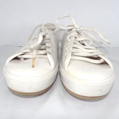 Melissa Be Women White Melflex PVC Platform Jelly Sneakers Lace Up Shoes - Thumbnail 4