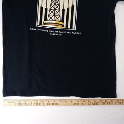 Country Music Hall of Fame and Museum Nashville T Shirt Black Members 1961 2013 - Thumbnail 7