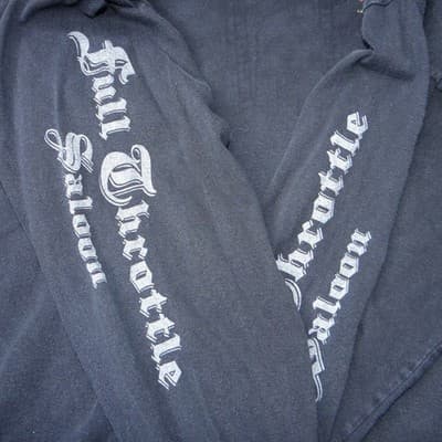 Full Throttle Saloon Sturgis Biker Graphic Long Sleeve T-Shirt Black Mens 3XL - Thumbnail 6