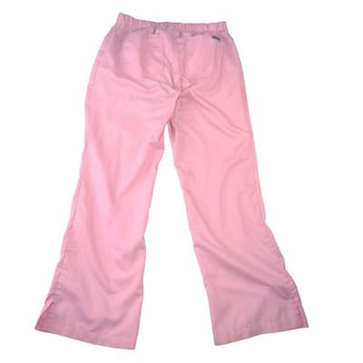 Greys Anatomy by Barco Womens Pink Scrub Pants Elastic Drawstring Size SP - Thumbnail 4