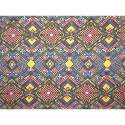 Vintage WXYZ Mens Small Geometric Tribal Print T-Shirt Short Sleeve Crewneck - Thumbnail 5