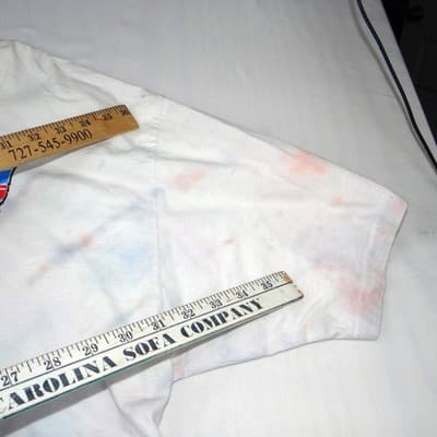 Rare VTG NASCAR Red White Blue Tie-Dye 2000 Craftsman Truck Series T-Shirt XL - Thumbnail 9