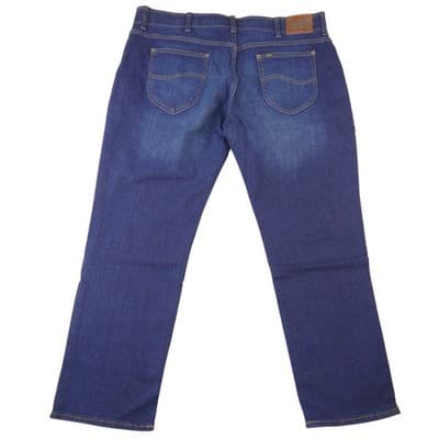 NWT-Lee Mens Active Stretch Straight Taper Jeans Dark Wash 40x30 Motion Flex - Thumbnail 4