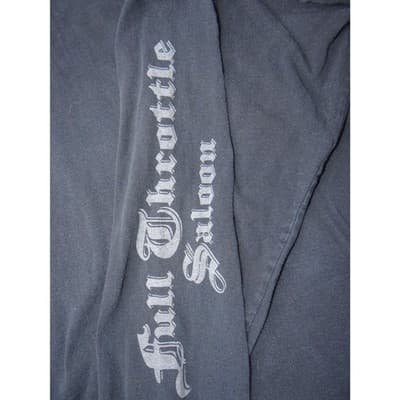 Full Throttle Saloon Sturgis Biker Graphic Long Sleeve T-Shirt Black Mens 3XL - Thumbnail 5