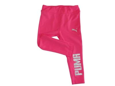 PUMA Girls' Hot Pink Leggings - Size 12 MONTHS - Thumbnail 2